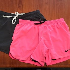 2 Pairs of Nike Shorts (with Built-in Spandex)